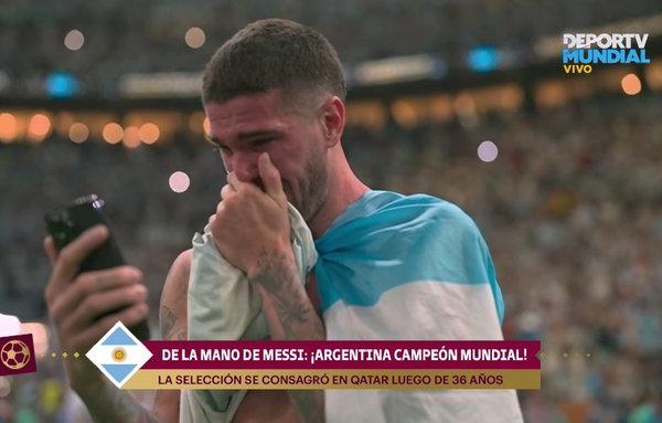 โรดริโก เดอ ปอล ยกย่องอาร์เจนตินาหลังคว้าแชมป์ฟุตบอลโลก